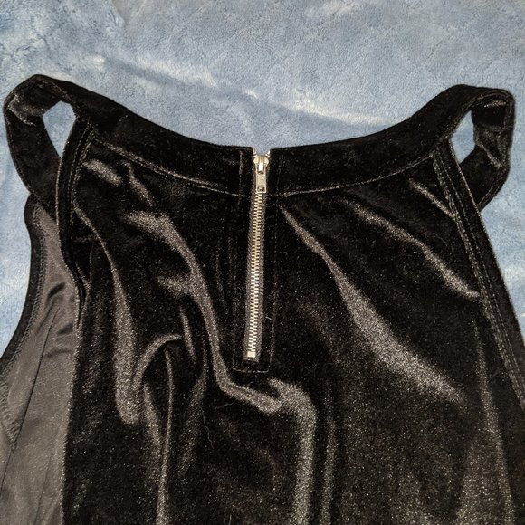 Torrid Black Velvet Halter Top - Picture 6 of 6